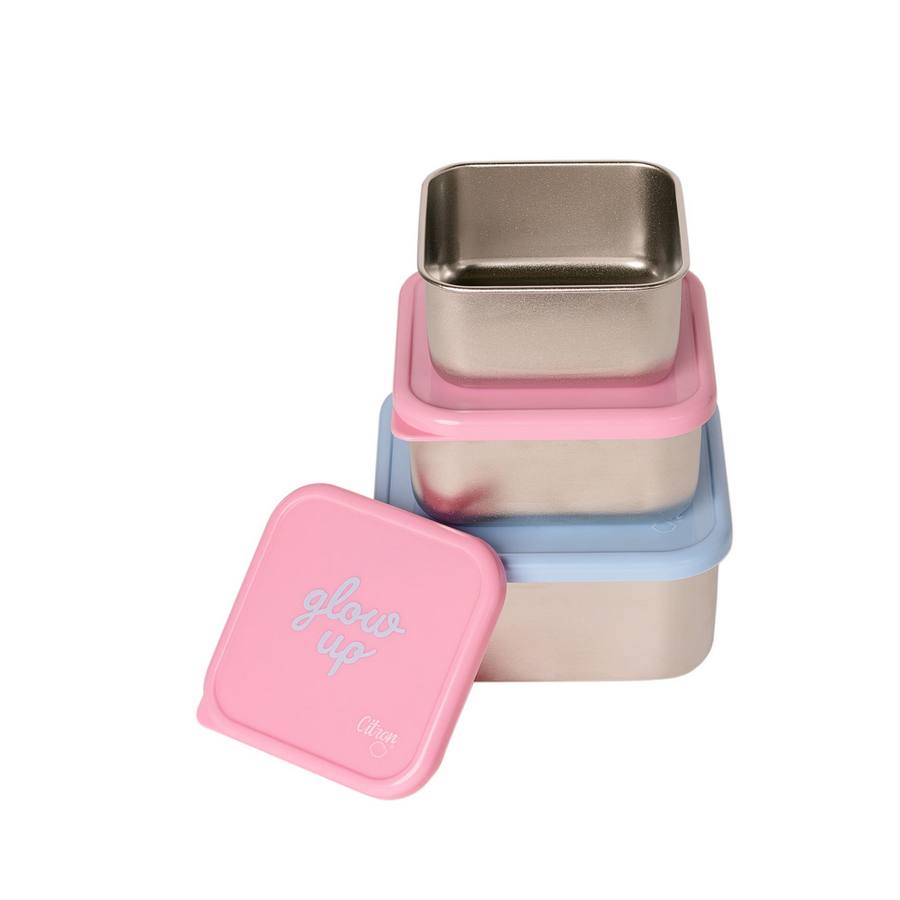 Citron Stackable Stainless Steel Lunchbox - Glow Up