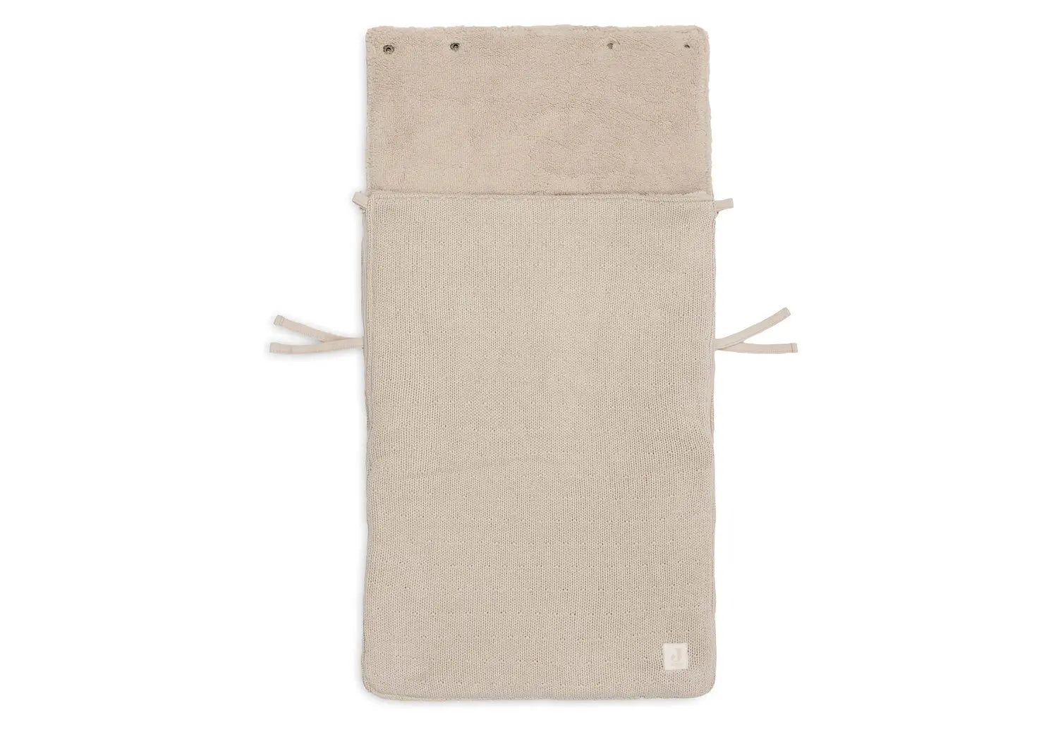 Jollein Voetenzak Groep 0+ 3/5 Puntsgordel Sprinkle Knit - Sand
