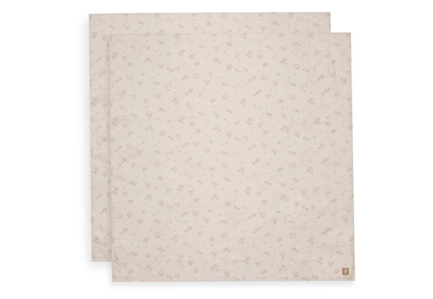Jollein Hydrofiele Doek Large 115x115cm 2-pack - Woolly