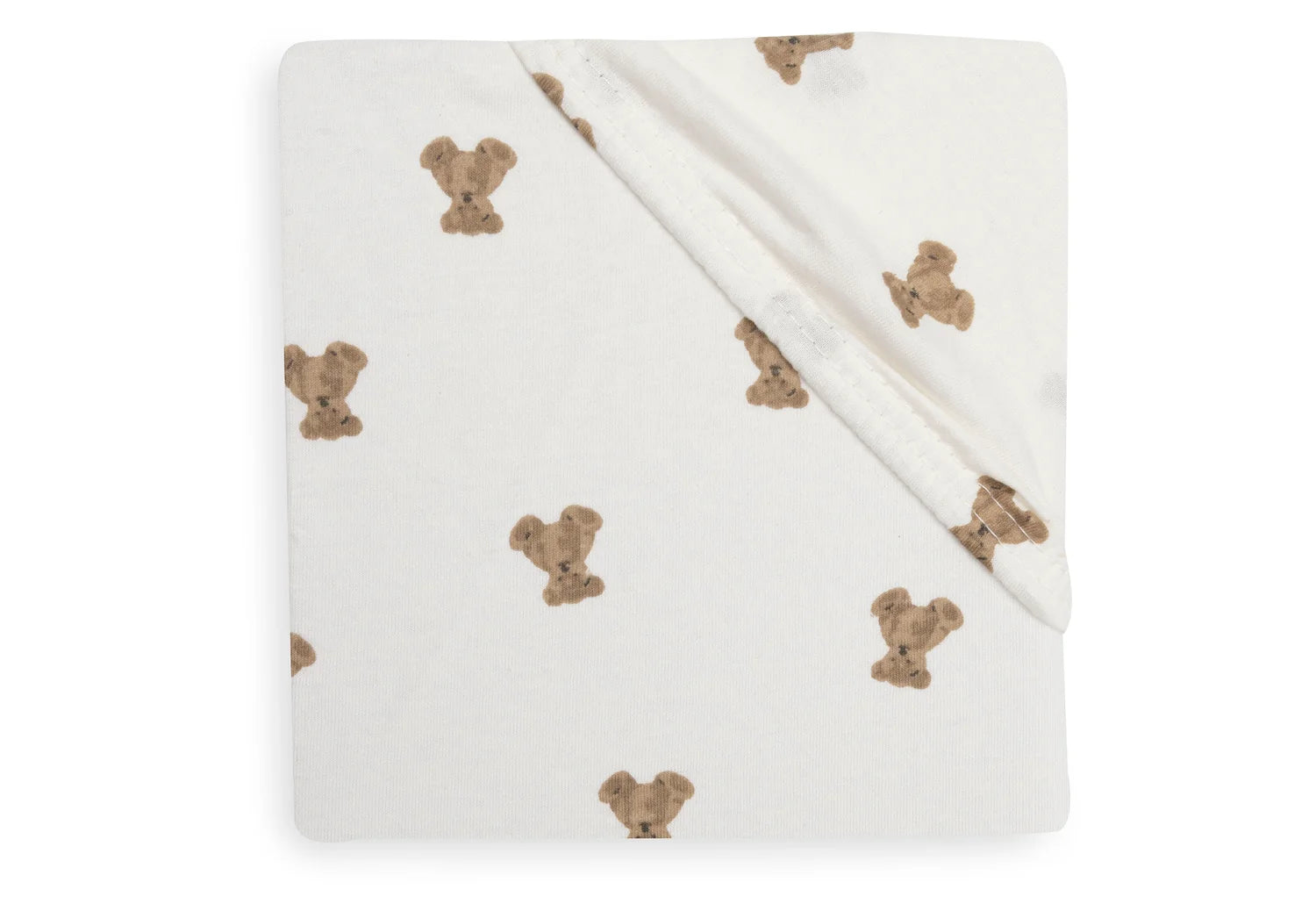 Jollein Hoeslaken Jersey 60x120 cm - Teddy Bear