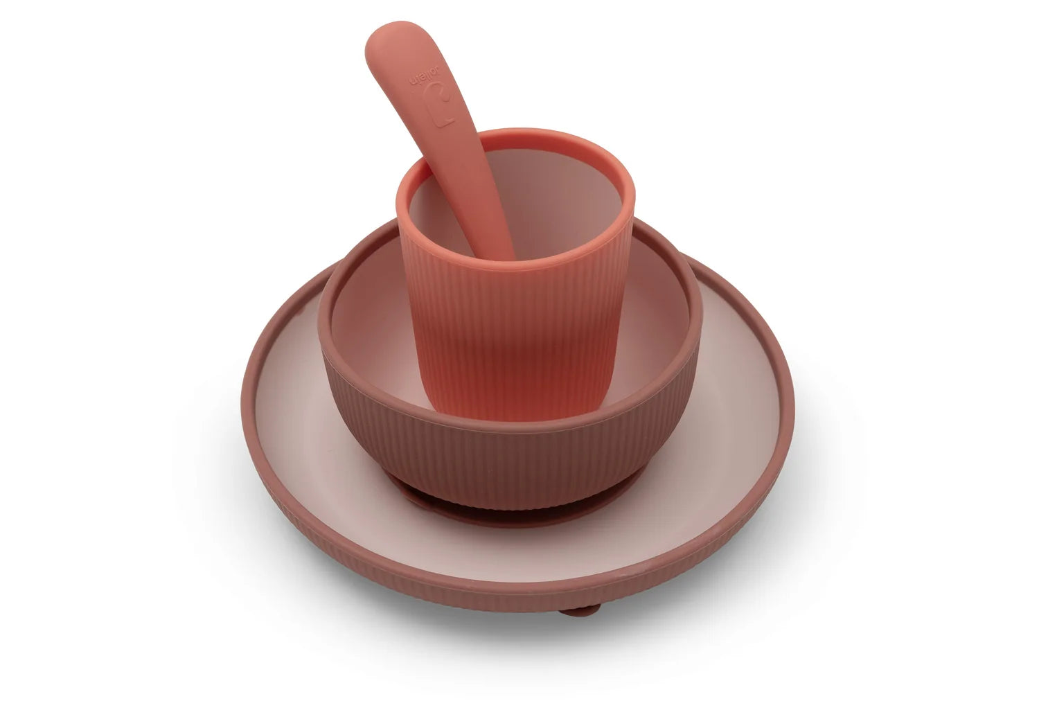 Jollein Kinderserviesset 4-delig - Blush