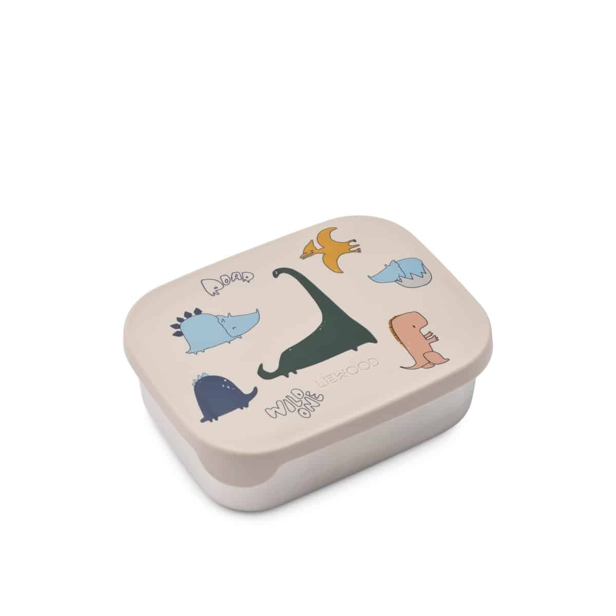 Liewood Arthur Printed Lunchbox / Brooddoos Dino roar / Sandy