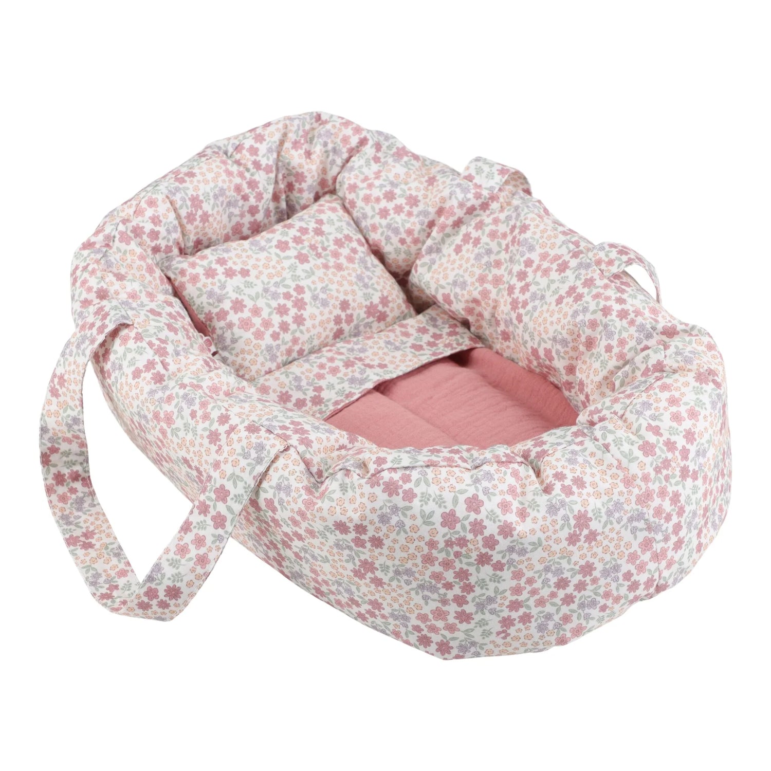 Little Dutch Poppenreiswieg - Roze