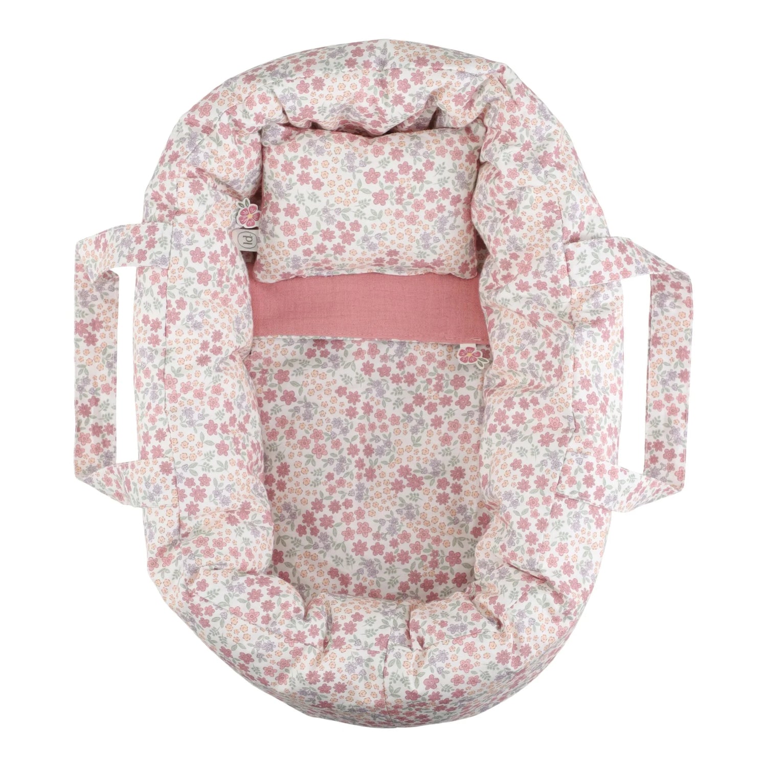 Little Dutch Poppenreiswieg - Roze