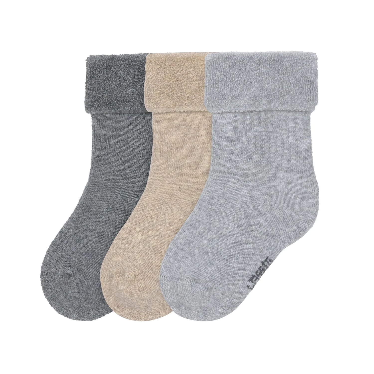 Lässig 3-pack Sokken GOTS - Grey