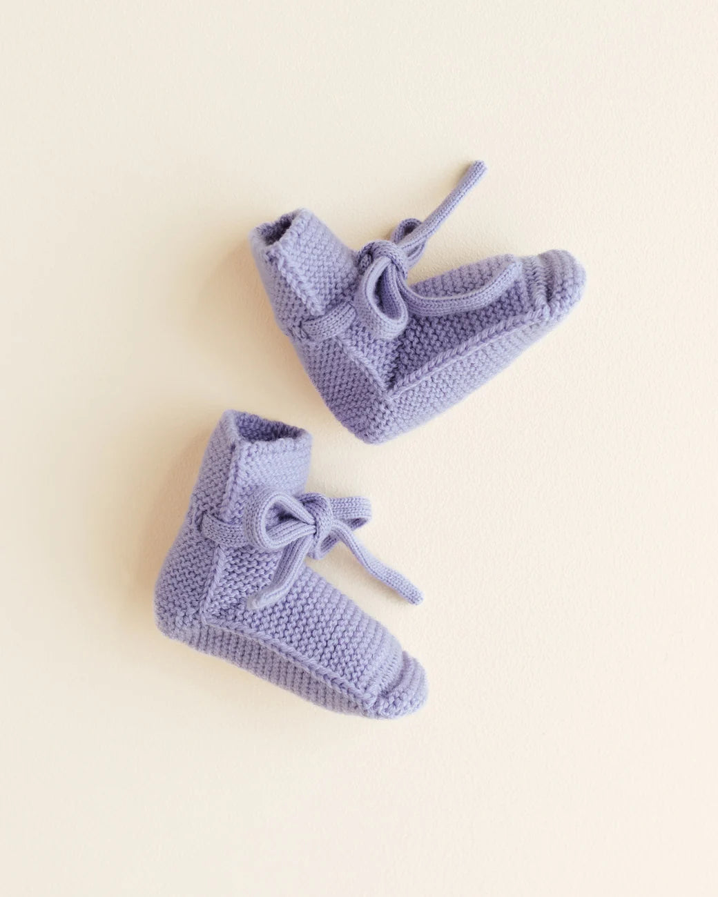Hvid Booties Lilac 0-9mnd