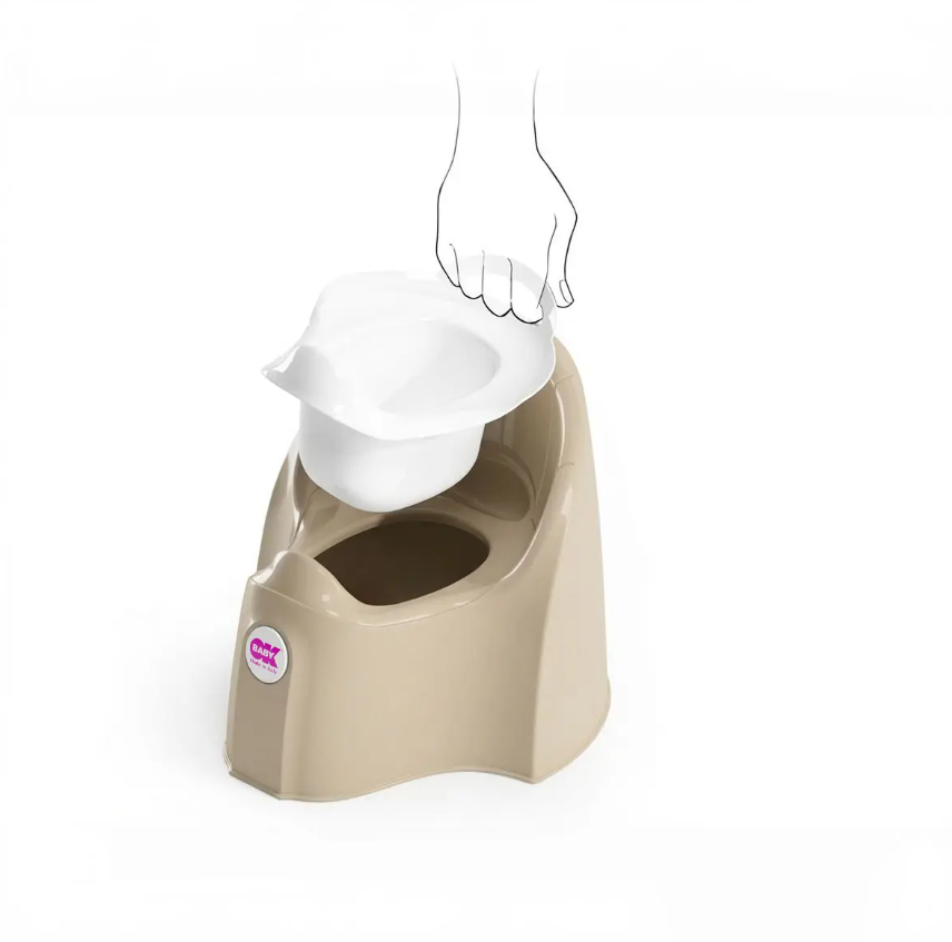 OkBaby Plaspotje - Pasha Beige Sand | Zindelijkheidstraining