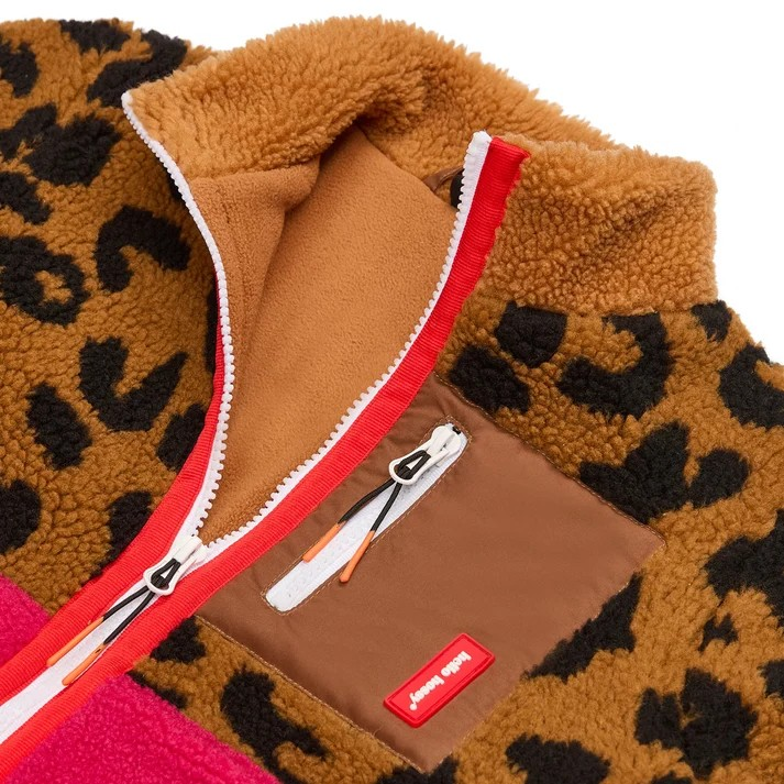 Hello Hossy Fleecejas - Leopard