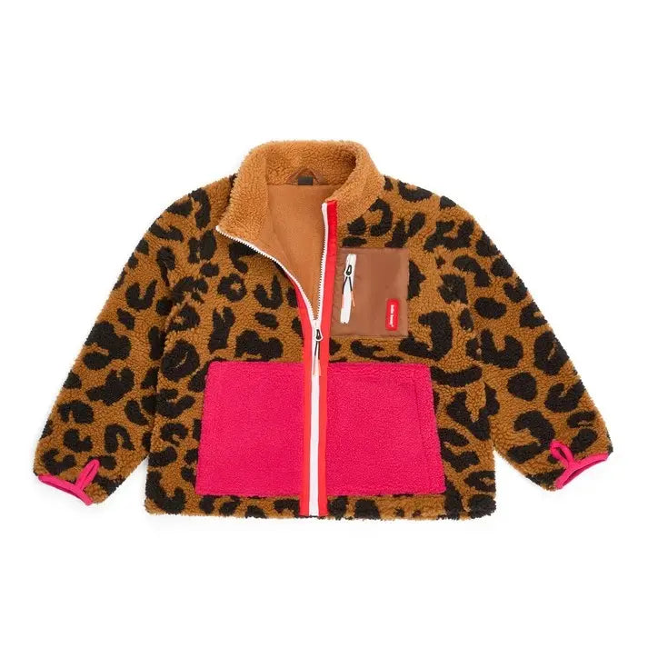 Hello Hossy Fleecejas - Leopard