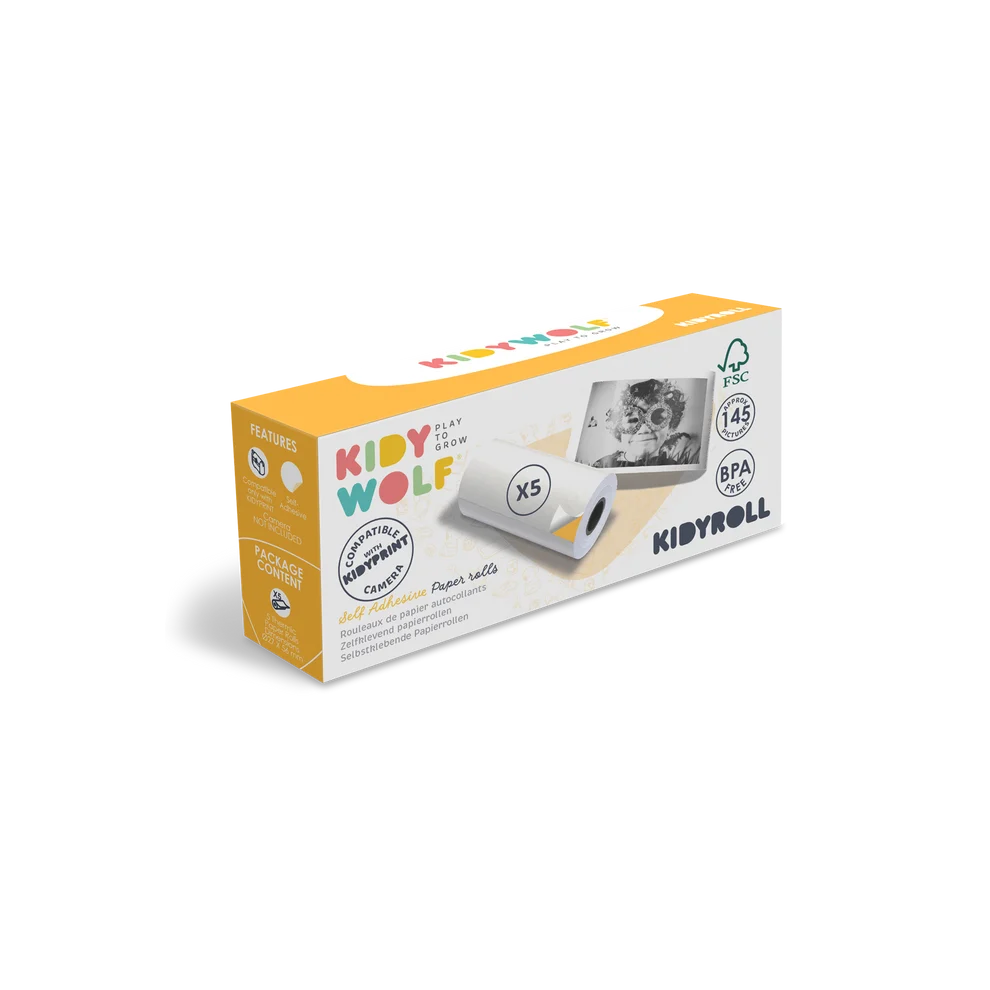 Kidywolf Kidyroll Zelfklevende Papierrollen Voor Kidyprint / K-print