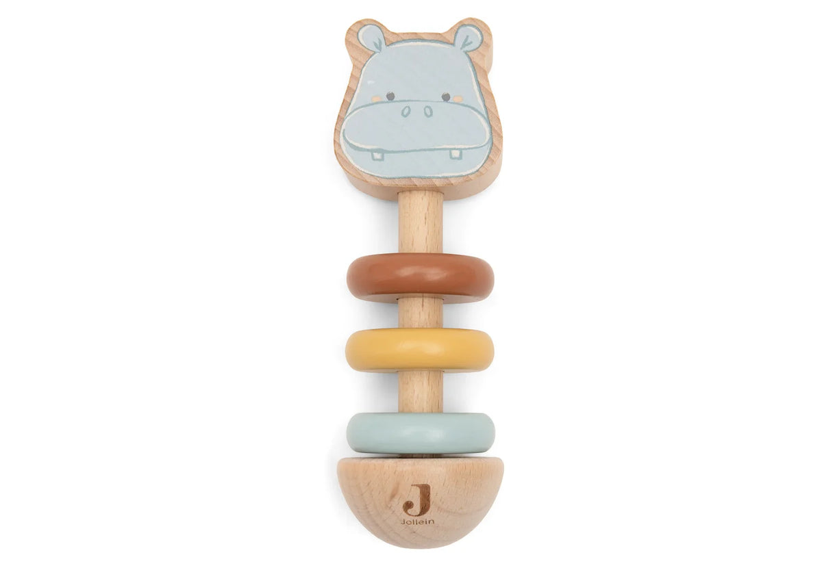 Jollein Houten Rammelaar - Hippo Happy