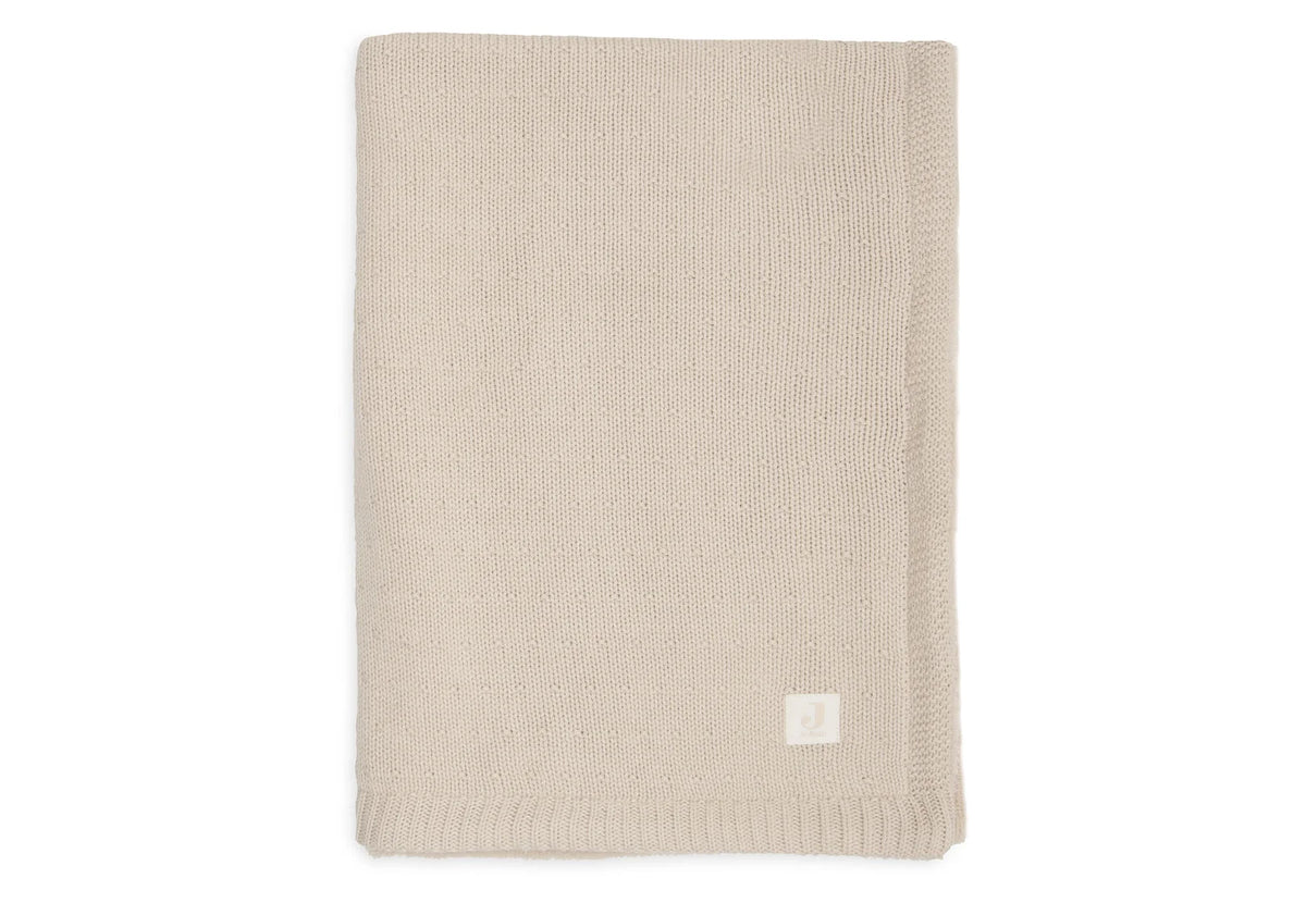 Jollein Deken Wieg 75x100cm Sprinkle Knit - Sand/Fluffy