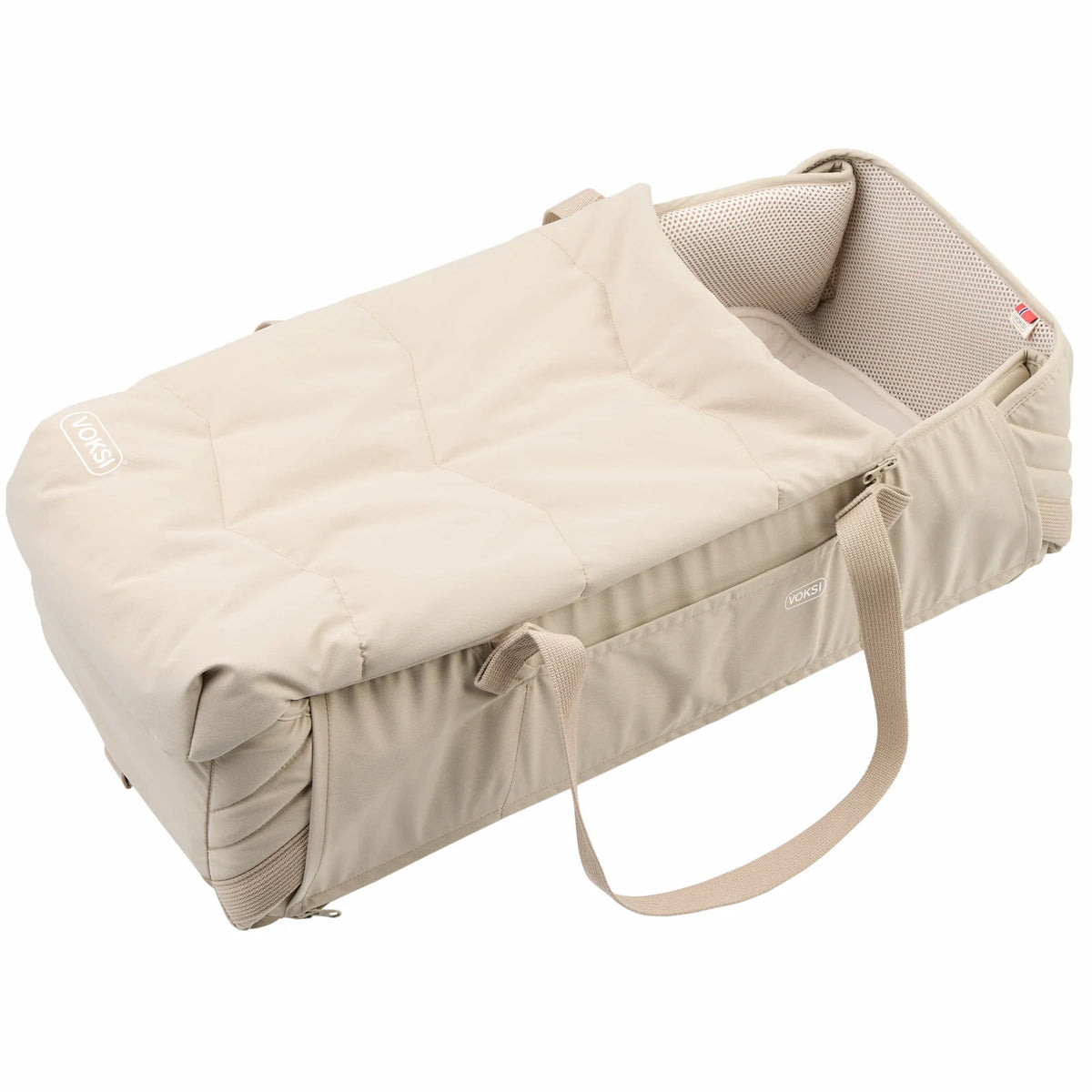 Voksi Carry Me Ademende En Zachte Draagwieg - Seashell Sand