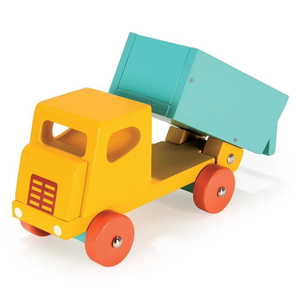 Mentari Gele Houten Vrachtwagen