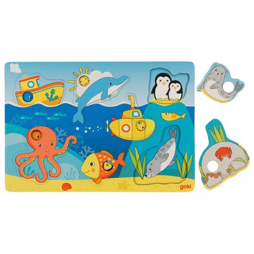 Goki Achtergrondpuzzel - Zeedieren