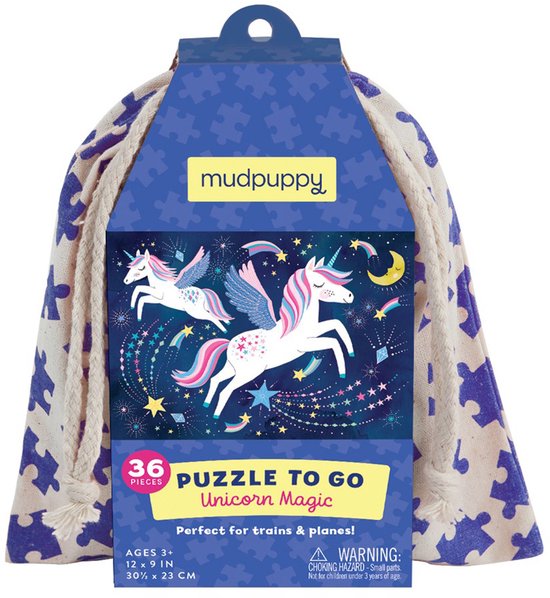 Mudpuppy Puzzle To Go -  Unicorn