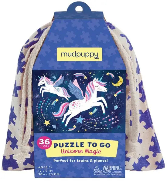 Mudpuppy Puzzle To Go -  Unicorn