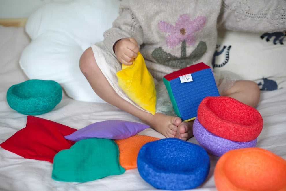 Pit&Play Sensorische Pittenzakjes - Regenboog