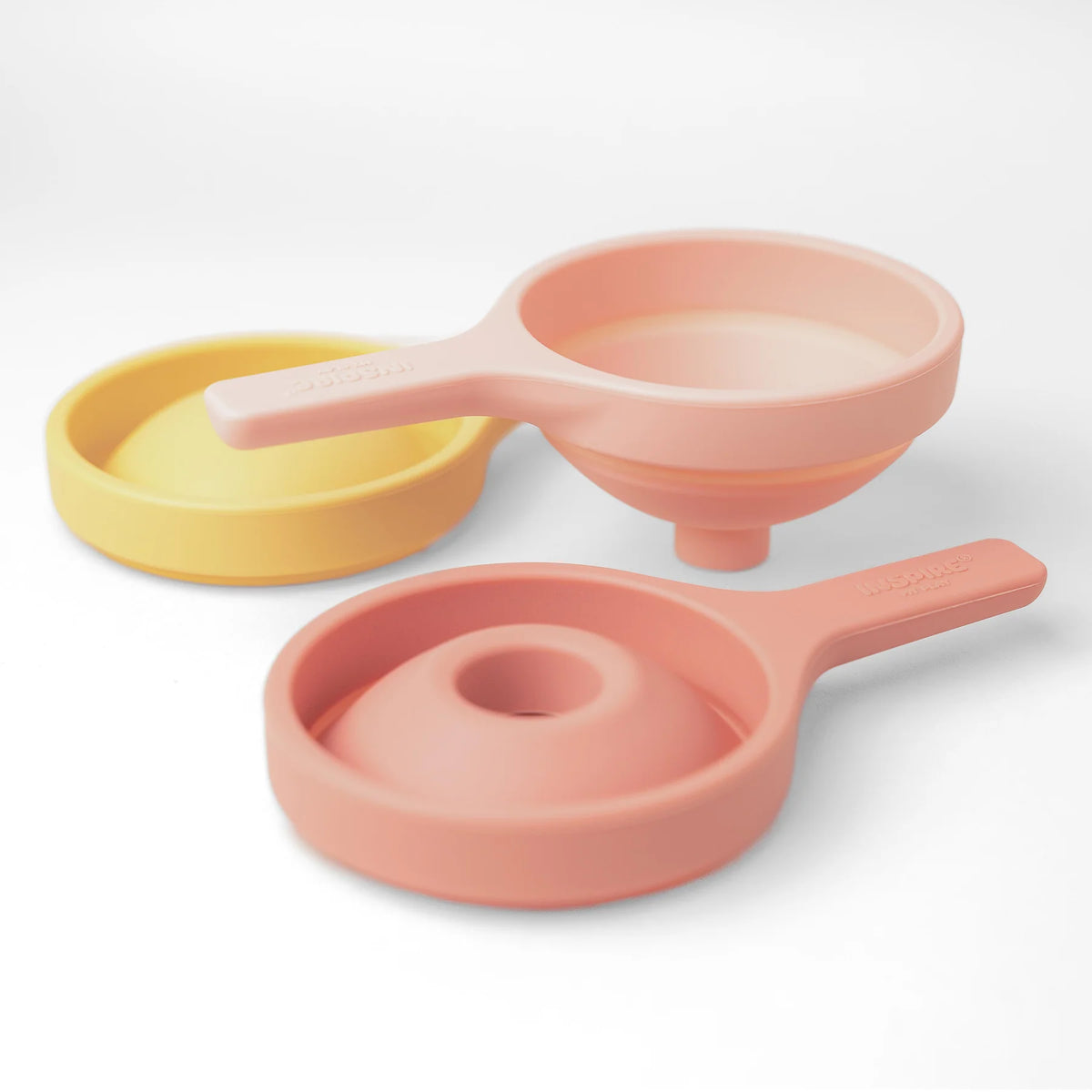 Inspire My Play Opvouwbare Trechters Voor Sensorisch Spel - Coral/Geel