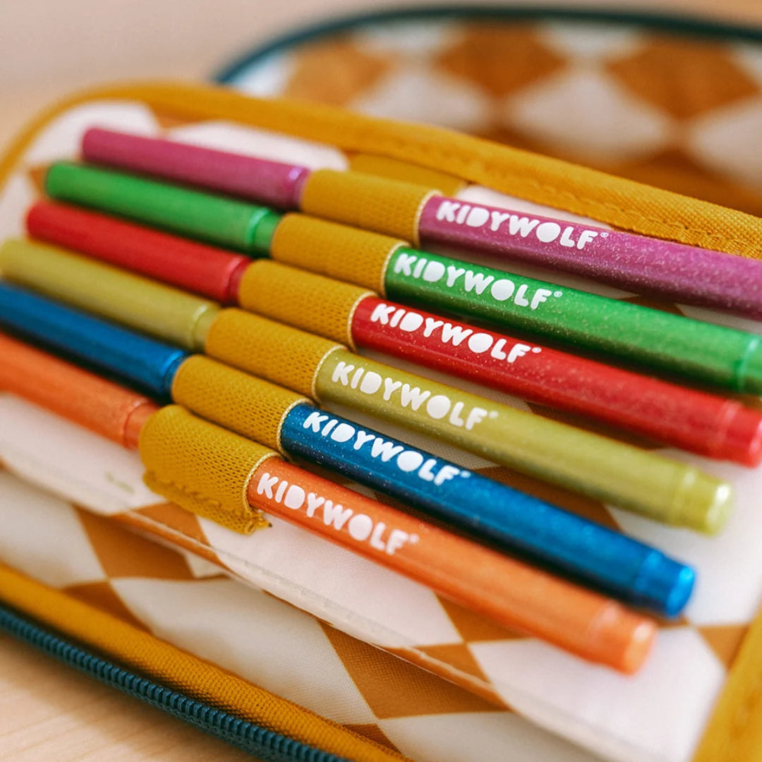 Kidywolf KidydrawPad Kit - Glitterpennen