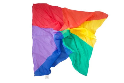 Pit&Play Katoenen Speeldoek 75x75cm Large - Regenboog