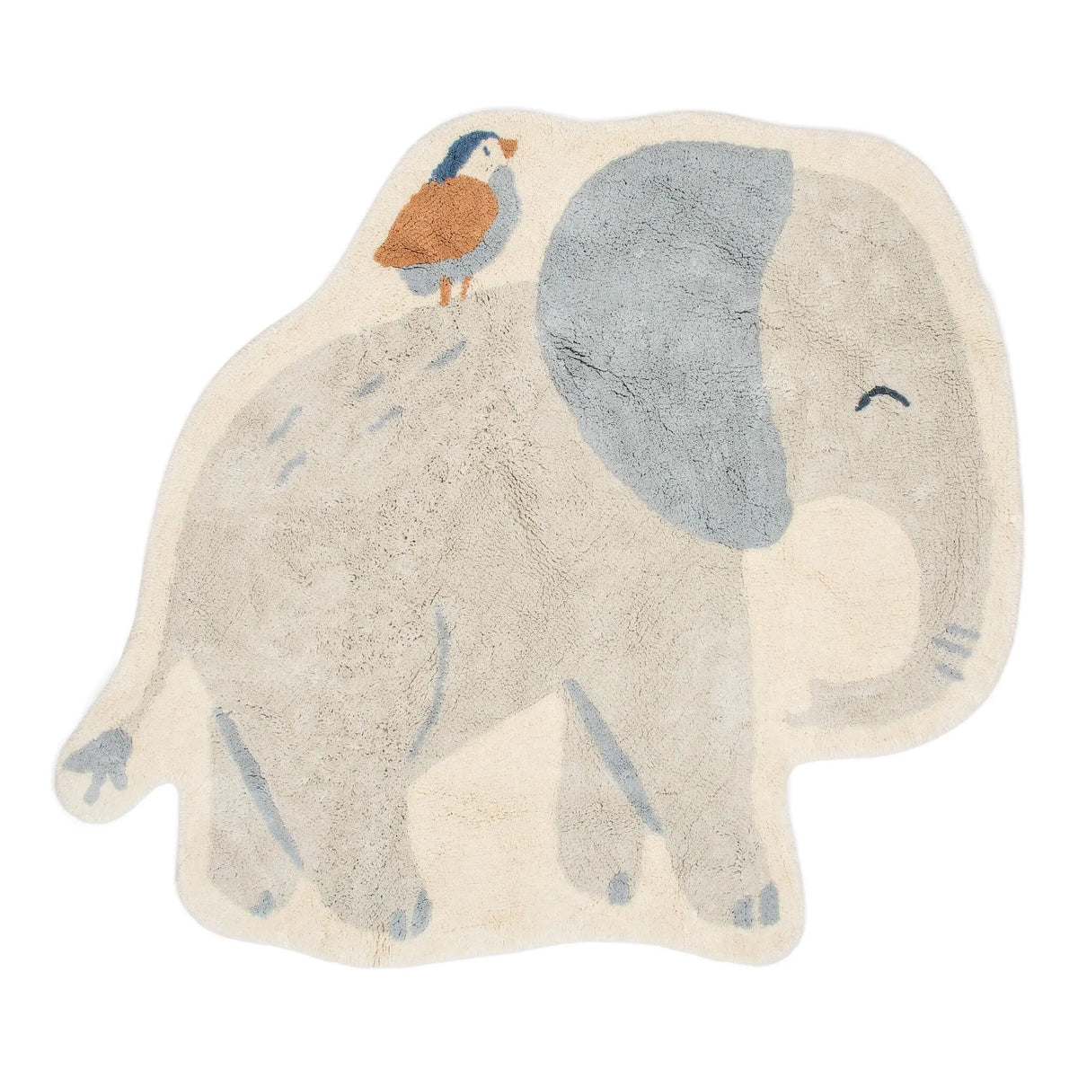 Little Dutch Vloerkleed Olifant - Grijs