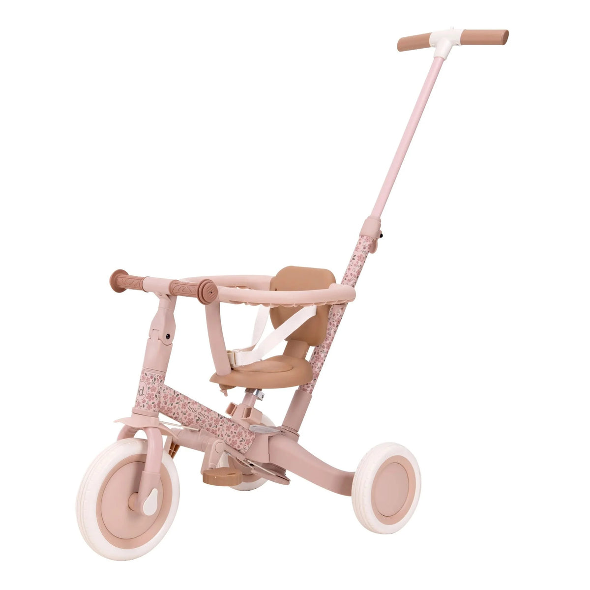 Little Dutch 4-in-1 Driewieler - Pink