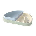 LÄSSIG Silicone Section Dish Set – Regenboogvormige kinderserviesset Happy Fruits Lemon