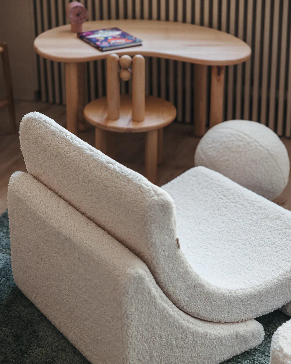 Wigiwama Ligzetel - Moon Chair - Cream White