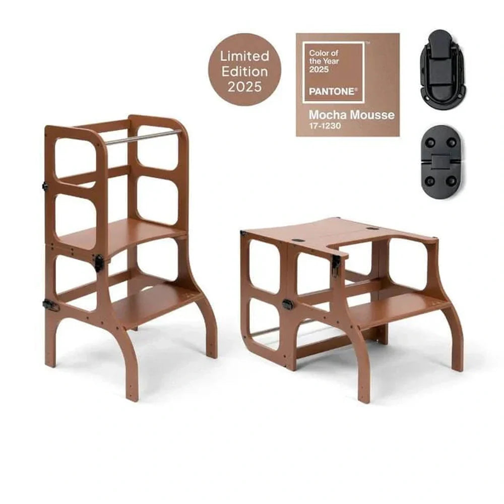 Ette Tete Step N' SIT Montessori Leertoren / Verhoogje - Gold Limited Edition
