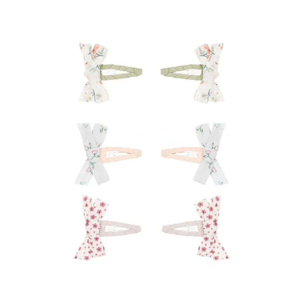 Mimi & Lula - Mini Floral Prairie Clic Clacs - Klemmetjes Met Strikje