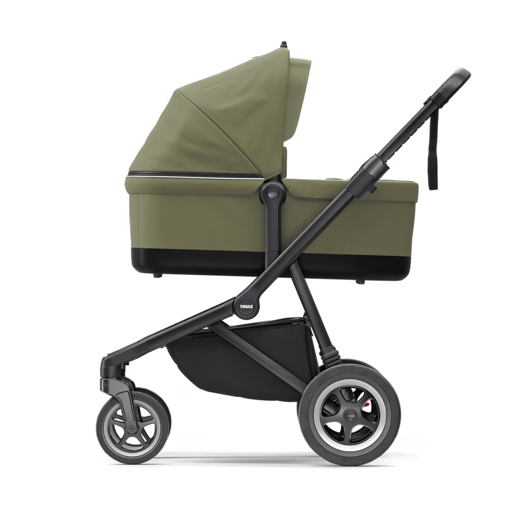 Thule Sleek Kinderwagen + WIEG - Soft Green / Black