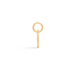 Lisberg Jewellery Ketting Hangertje - MOM Verguld Zilver