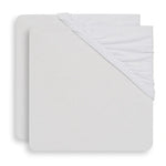 Jollein Hoeslaken Jersey 40/50x80/90cm - Wit
