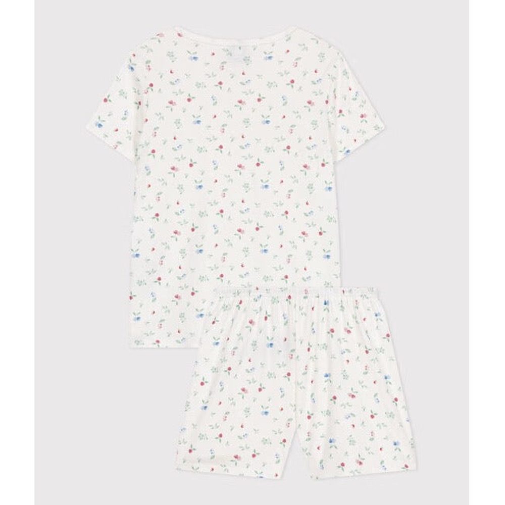Petit Bateau Korte Katoenen Kinder Pyjama Met Vruchtenprint