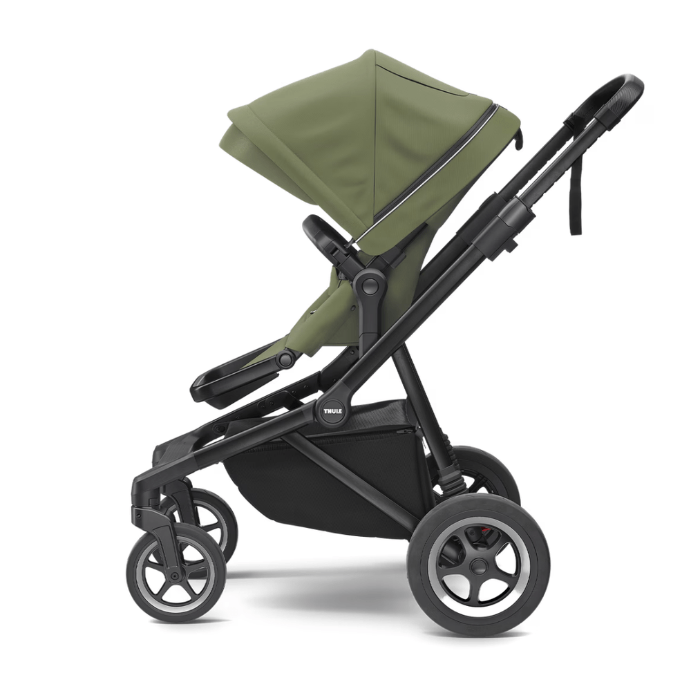 Thule Sleek Kinderwagen + WIEG - Soft Green / Black