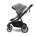 Thule Sleek Kinderwagen + WIEG - Grey Melange / Black
