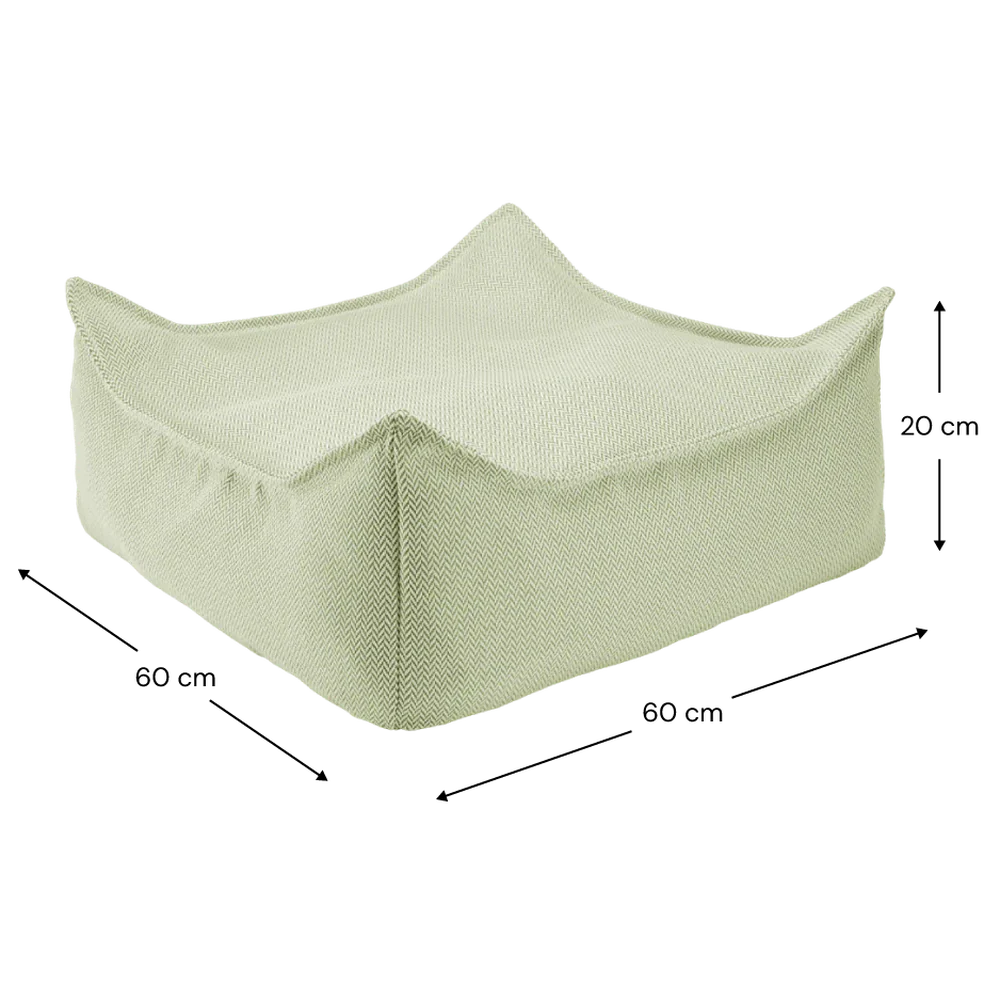Wigiwama Vierkante Poef - Outdoor Square Ottoman - Herba