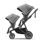 Thule Sleek Kinderwagen + WIEG - Grey Melange / Black