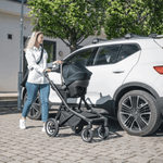 Thule Sleek Kinderwagen Aluminium / Midnight Black