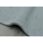 Jollein Wiegdeken 75x100cm - Cosy Knit Sea Green / Velvet