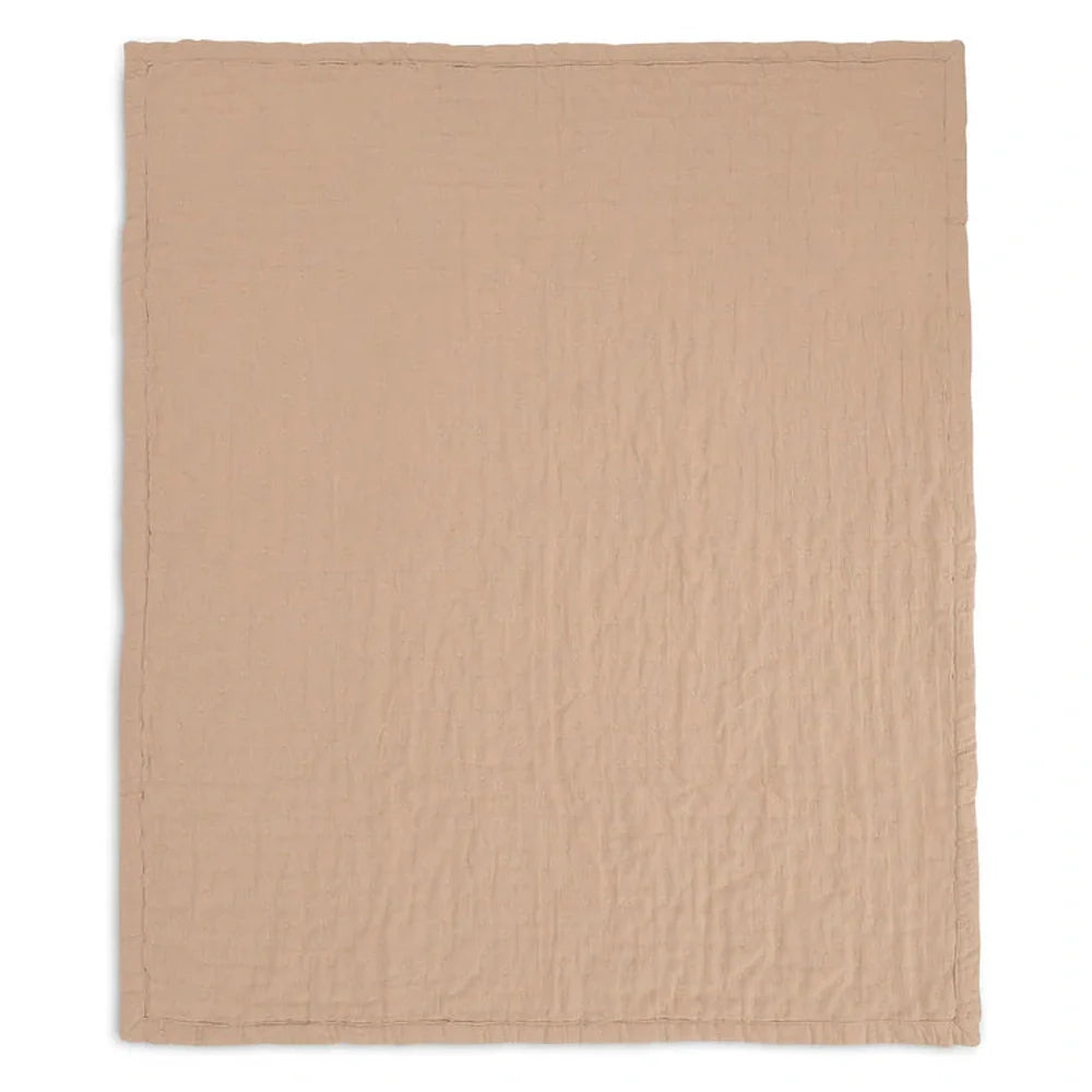 Jollein Hydrofiel Wiegdeken 75x100cm Jacquard Biscuit