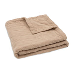 Jollein Hydrofiel Wiegdeken 75x100cm Jacquard Biscuit
