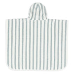 Jollein Badponcho Stripe Terry Sea Green