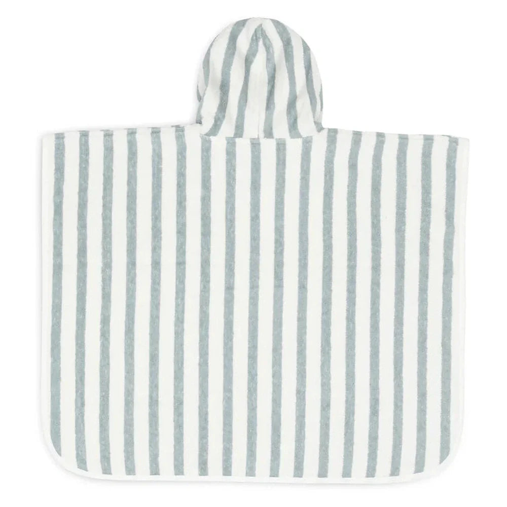 Jollein Badponcho Stripe Terry Sea Green