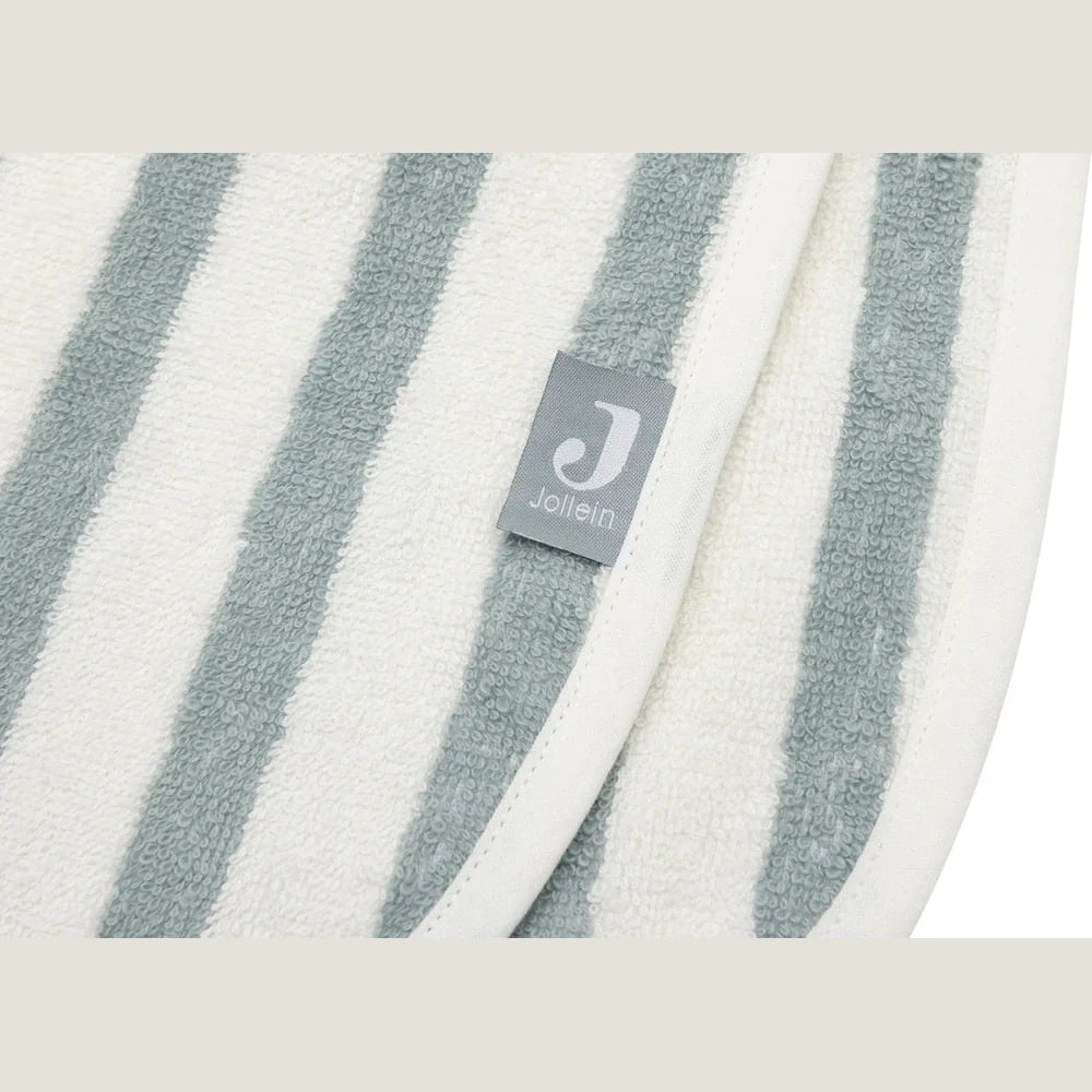 Jollein Badponcho Stripe Terry Sea Green