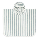 Jollein Badponcho Stripe Terry Sea Green