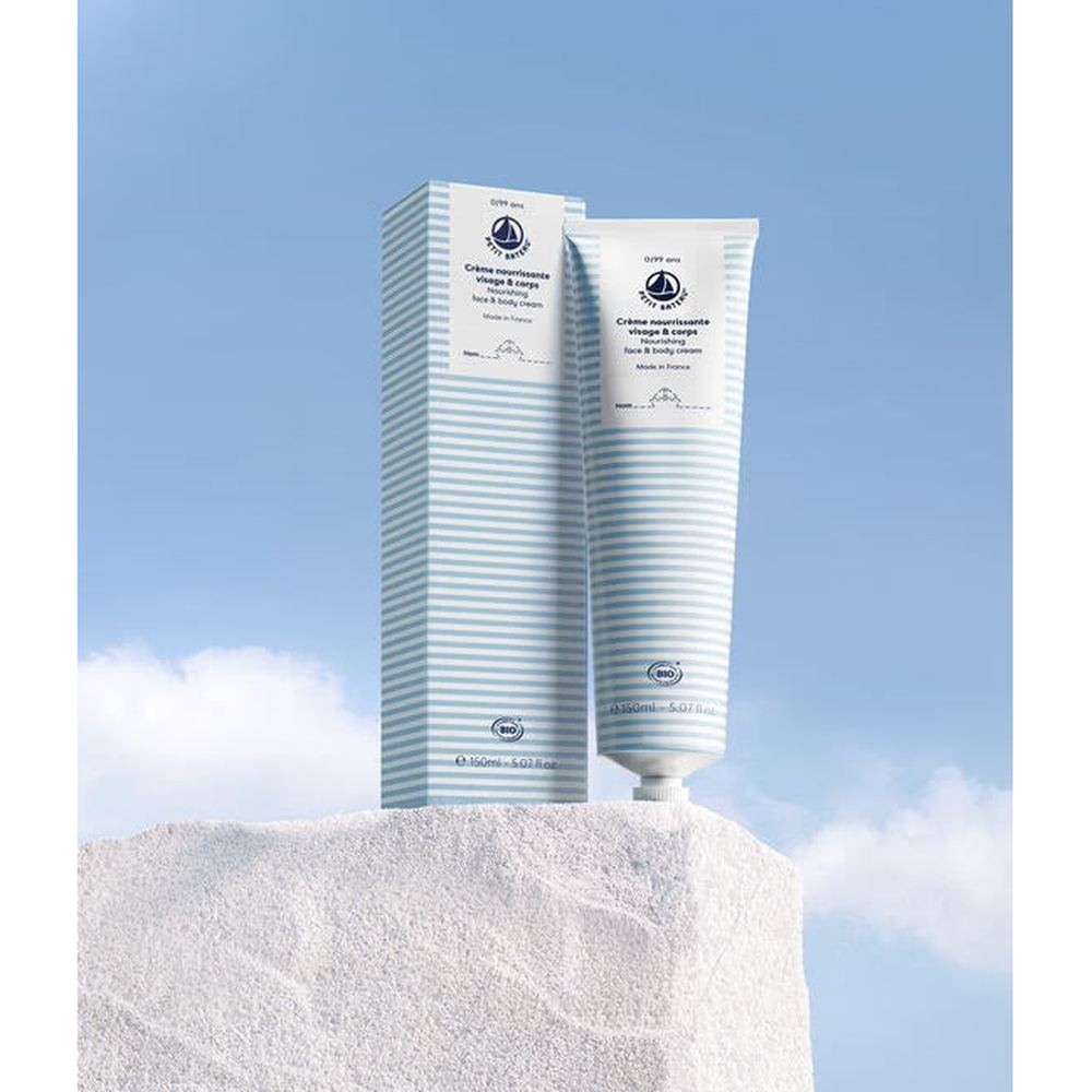 Petit Bateau Hydraterende Crème voor lichaam en gezicht 150 ml