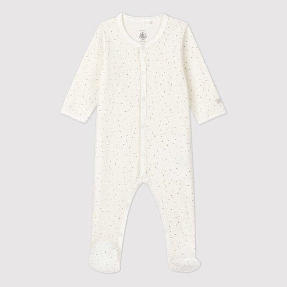 Petit Bateau | Kruippakje In Fluweel En Biokatoen