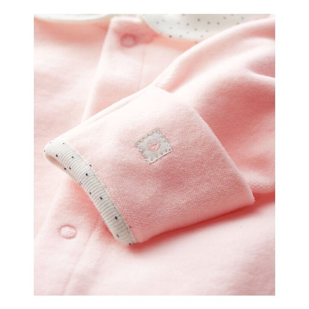 Petit Bateau | Kruippakje In Fluweel Van Biokatoen
